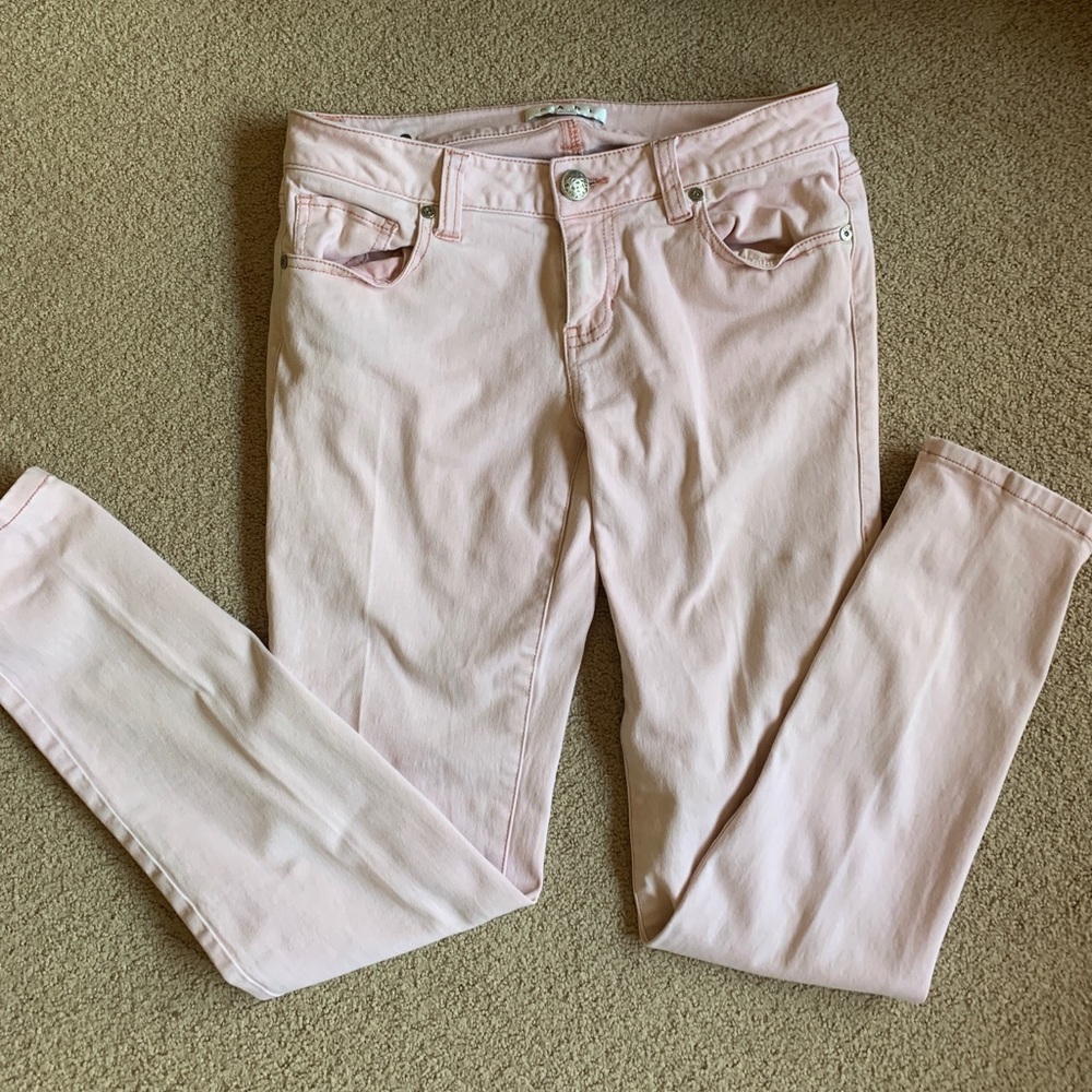 CABi Stretchy Jeans Size 4 Blush Pink